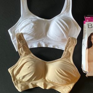 Bali wireless bras, 2 pack
